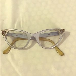 Vintage Tura cat eye glasses with metal detail